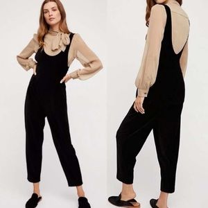 COPY Free People Black Jumpsuit with Beige Blouse